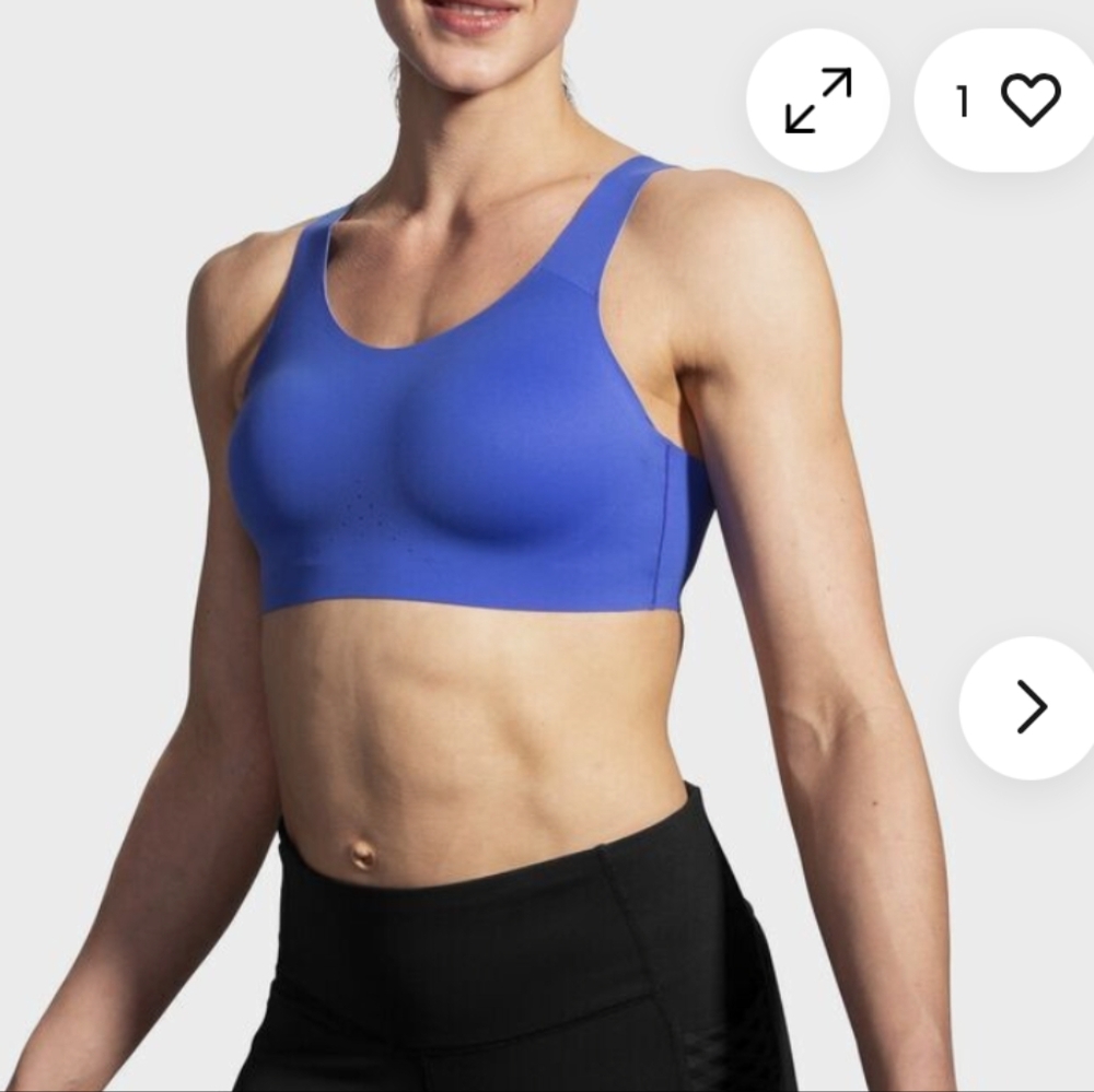NWT Brooks 40 C/D Lapis Dare Scoop-Back Sports Bra